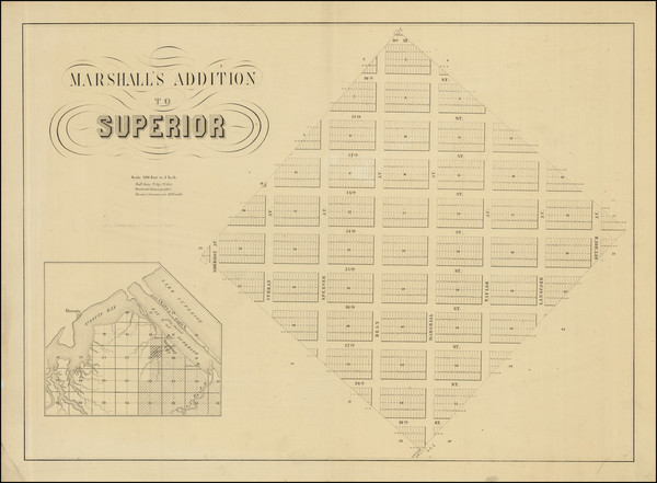 33-Wisconsin Map By Holmes, Payte & Buechner