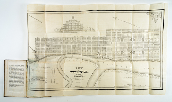 47-Georgia Map By Loammi Baldwin