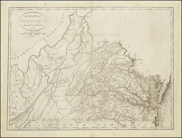 64-Southeast and Virginia Map By John Reid