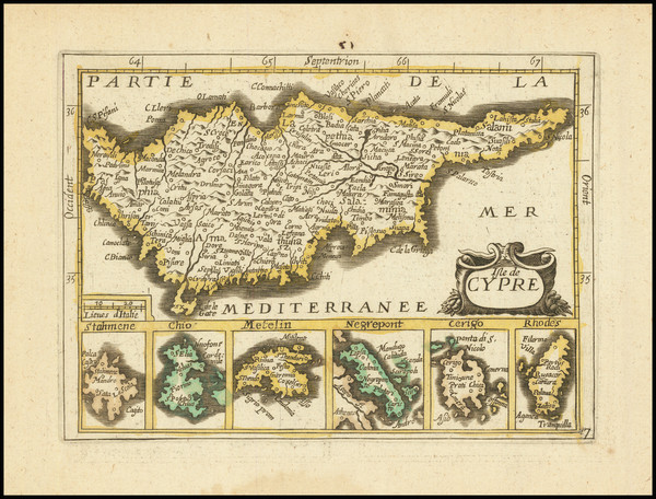 21-Cyprus Map By Antoine De Fer