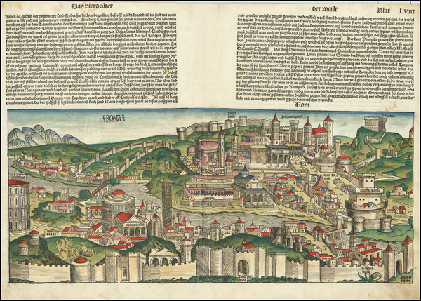 6-Rome Map By Hartmann Schedel