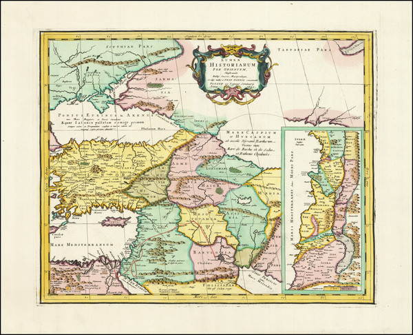 20-Turkey, Holy Land, Persia & Iraq and Turkey & Asia Minor Map By Tipografia del Seminari