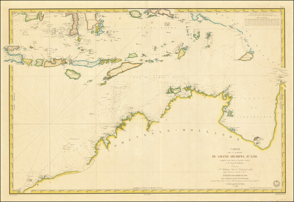 32-Southeast Asia and Australia Map By Depot de la Marine