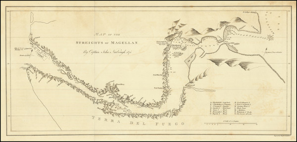 88-Argentina and Chile Map By John Russell