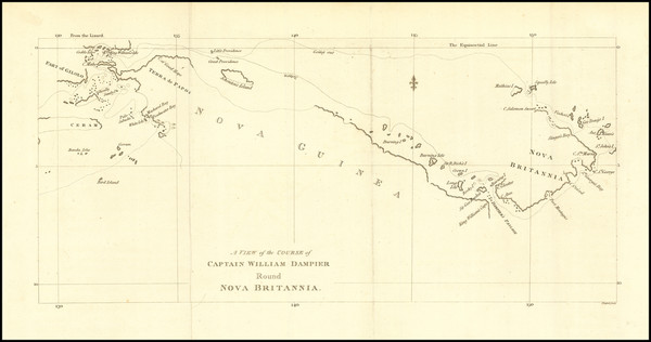 85-Indonesia and Other Islands Map By James Burney