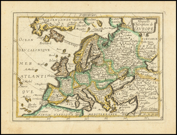 19-Europe Map By Antoine De Fer