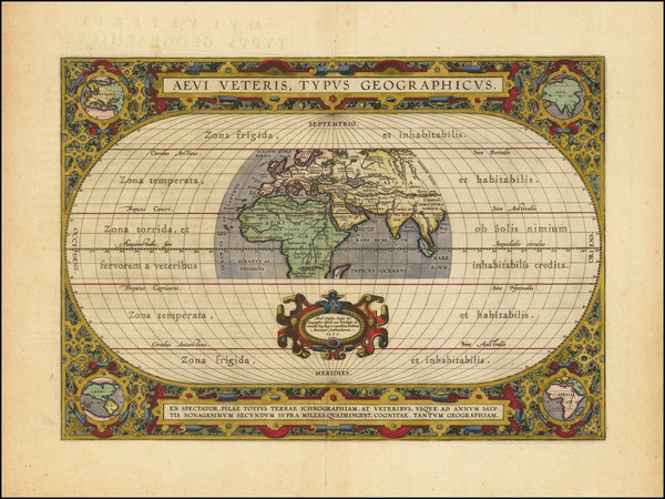 29-World Map By Abraham Ortelius