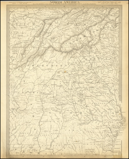 71-Alabama, Tennessee and Georgia Map By SDUK