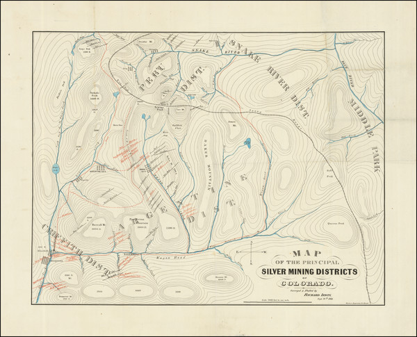 40-Colorado Map By Richard Irwin