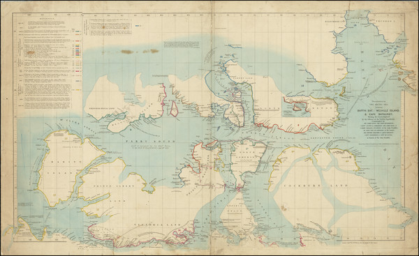 87-Polar Maps and Eastern Canada Map By John Arrowsmith