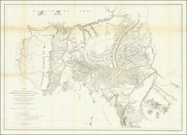 16-Idaho and Oregon Map By U.S. War Department