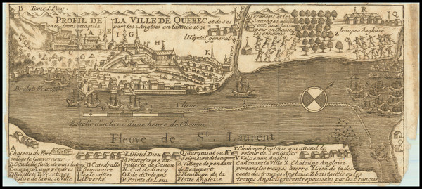 5-Eastern Canada and Quebec Map By Baron de Lahontan