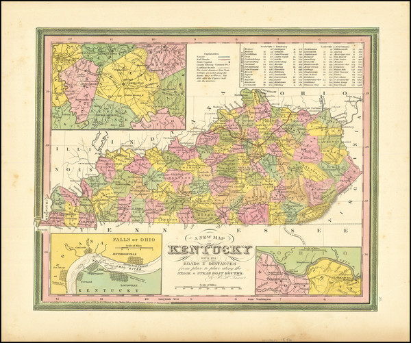 30-Kentucky Map By Henry Schenk Tanner