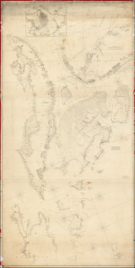 7-Florida, Cuba and Bahamas Map By E & GW Blunt