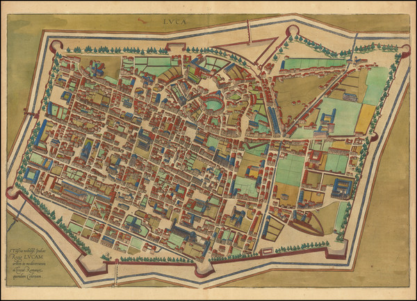 73-Other Italian Cities Map By Georg Braun  &  Frans Hogenberg