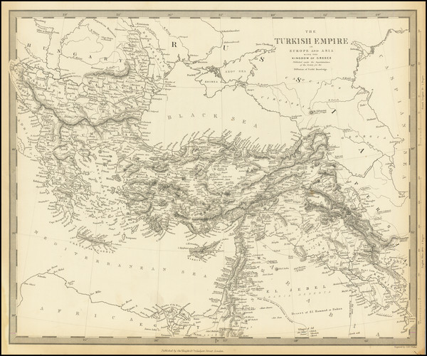 57-Turkey, Turkey & Asia Minor and Greece Map By SDUK