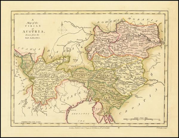 100-Austria Map By Robert Wilkinson