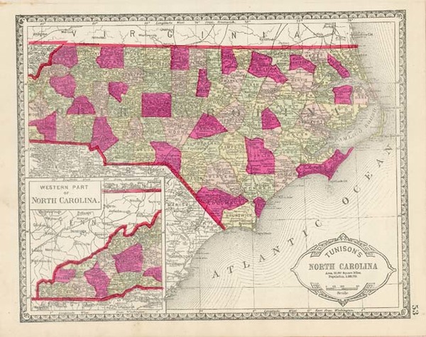 98-Southeast Map By H.C. Tunison