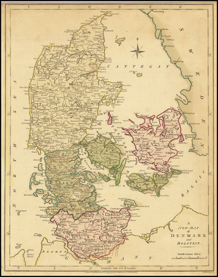 52-Denmark Map By Robert Wilkinson