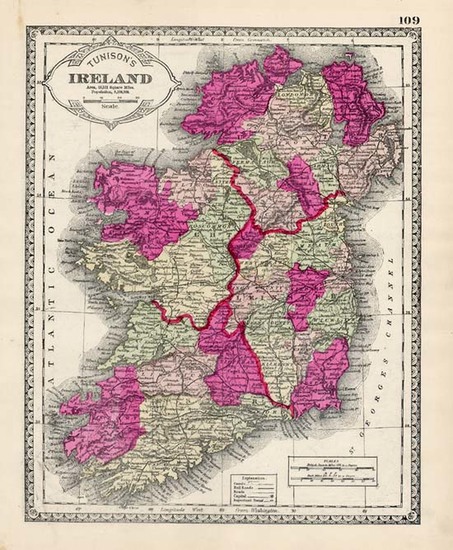 51-Europe and British Isles Map By H.C. Tunison