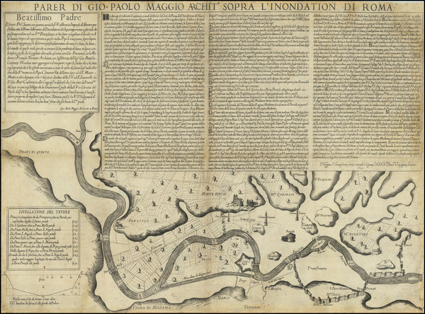 19-Northern Italy, Southern Italy and Rome Map By Giovanni Paolo Maggio / Philippe  Thomassin 