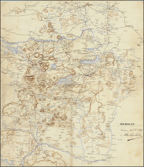 97-Mexico Map By A. de Habroe