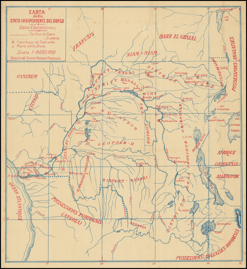 89-West Africa Map By Montuori Francesco