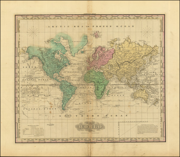 96-World Map By Henry Schenk Tanner