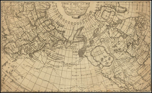 20-Pacific Ocean, Pacific Northwest, Alaska, Western Canada and British Columbia Map By Anonymous