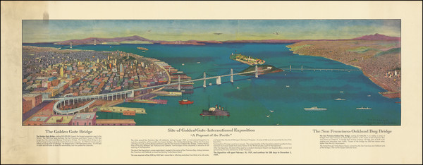 78-San Francisco & Bay Area Map By Elbridge Ayer Burbank 