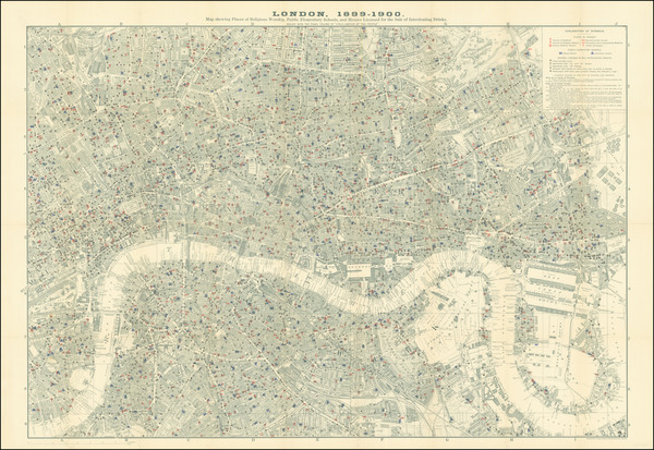 90-London Map By Charles Booth