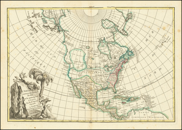 49-North America Map By Jean Janvier