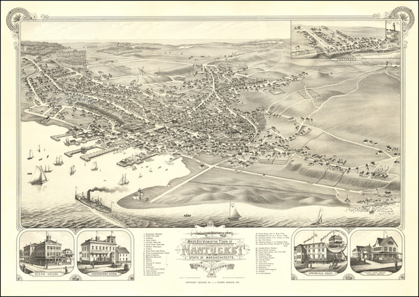 56-Massachusetts Map By J.J. Stoner