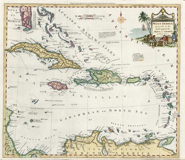 91-Southeast and Caribbean Map By Thomas Conder