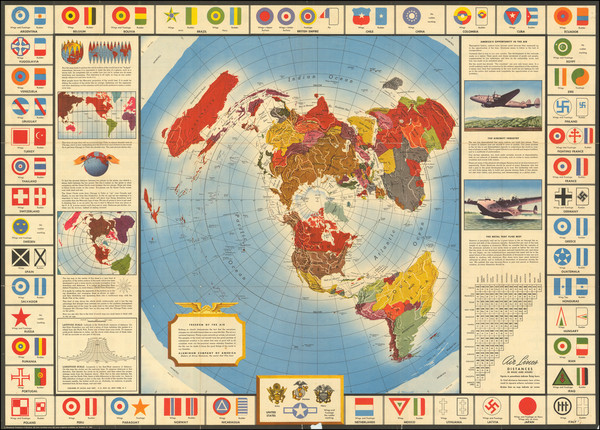 11-World and World War II Map By Alcoa Map Department