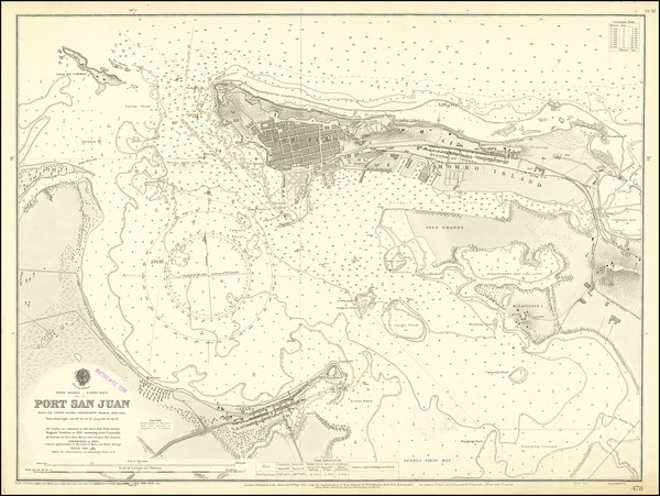 2-Puerto Rico Map By British Admiralty