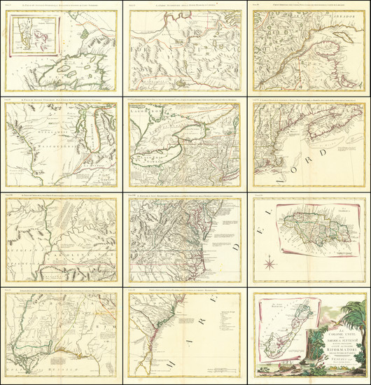 0-United States Map By Antonio Zatta