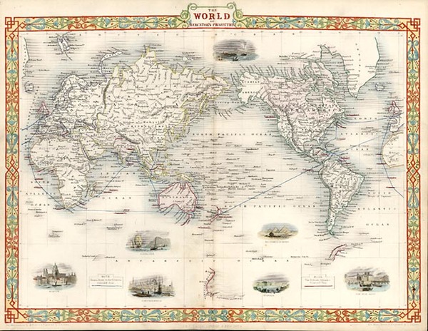 6-World and World Map By John Tallis