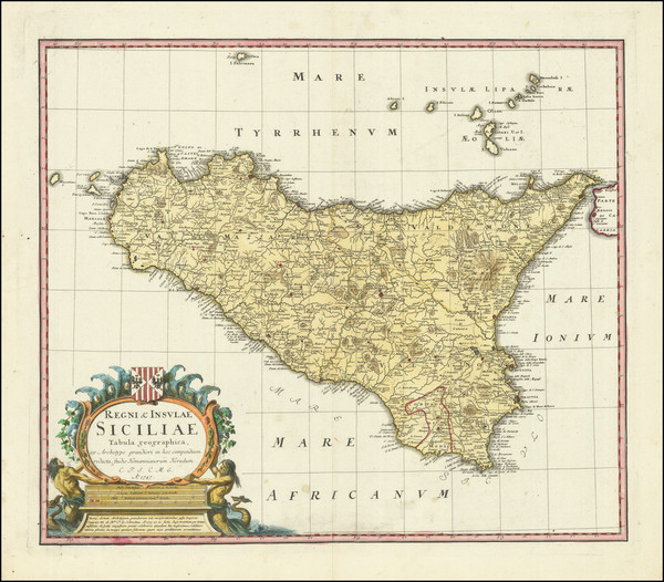 15-Sicily Map By Homann Heirs