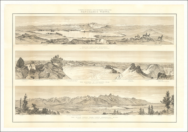 85-Wyoming Map By Ferdinand Vandeveer Hayden