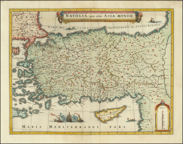 3-Turkey and Turkey & Asia Minor Map By Jan Jansson