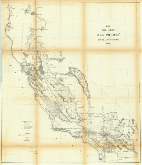 3-California Map By General Land Office