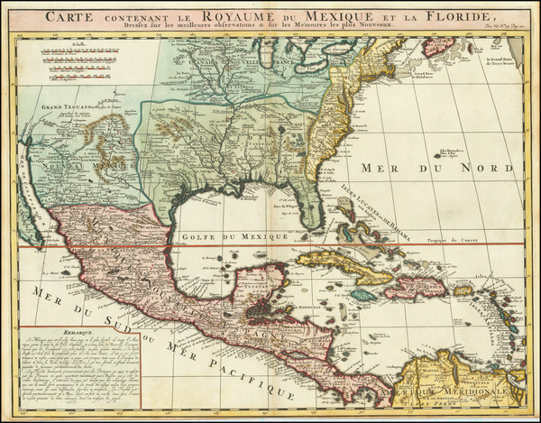 58-United States, South, Texas, Midwest and Southwest Map By Henri Chatelain