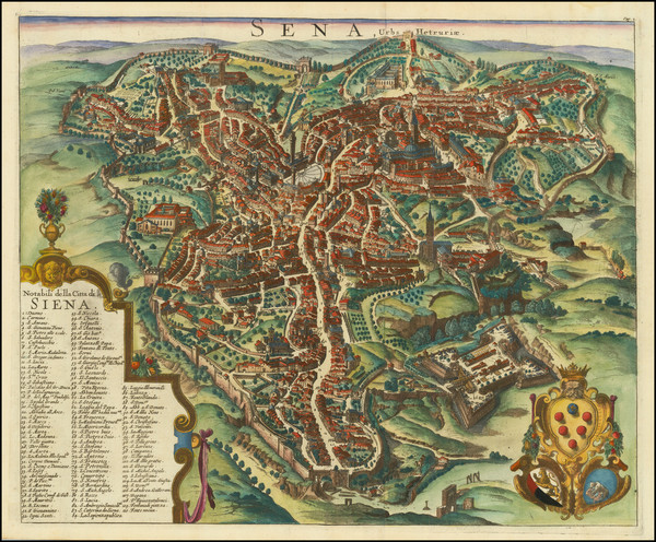 84-Other Italian Cities Map By Pieter van der Aa