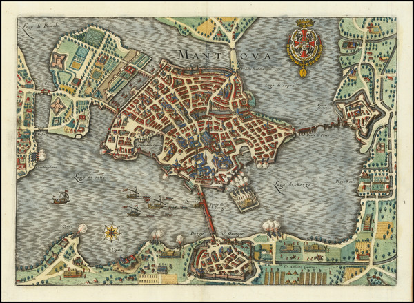 29-Italy, Northern Italy and Other Italian Cities Map By Matthaus Merian