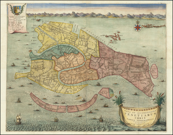 78-Venice Map By Pieter van der Aa