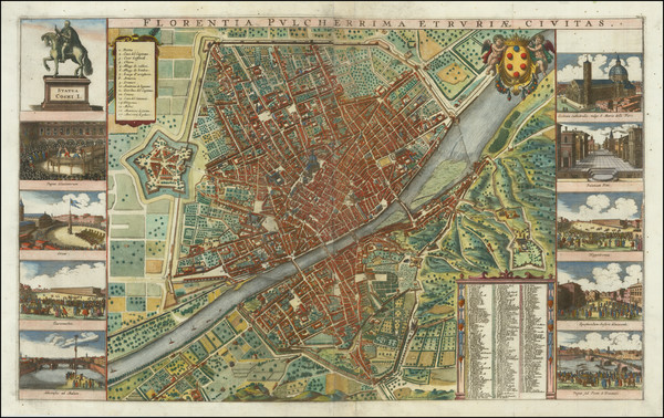 86-Other Italian Cities Map By Wenceslaus Hollar