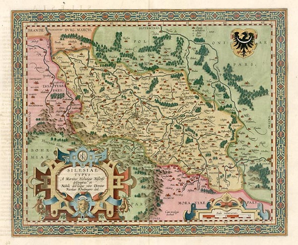 54-Europe and Poland Map By Abraham Ortelius