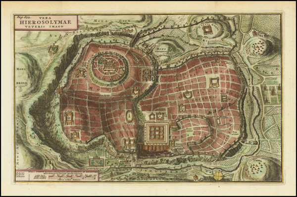 18-Jerusalem Map By Francois Halma