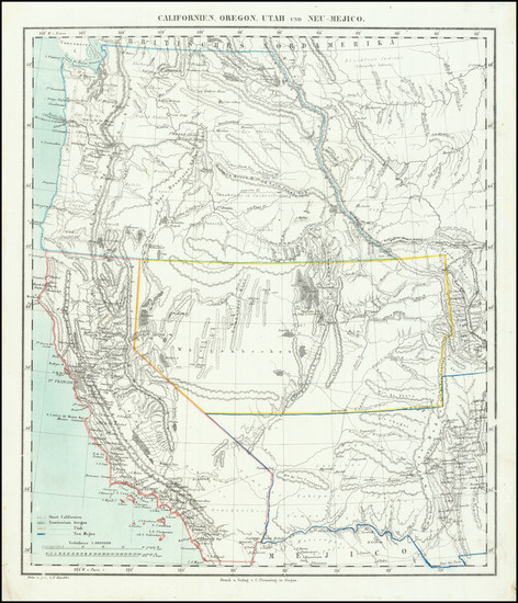 40-Southwest, Utah, New Mexico, Rocky Mountains, Utah, Pacific Northwest, Oregon and California Ma